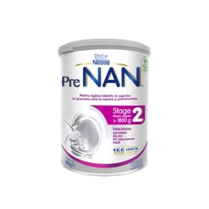 Formula speciala de lapte praf PreNan, +0 luni, 400 g, Nestle