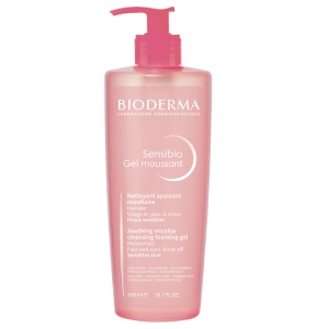 Gel spumant calmant si hidratant Sensibio, 500 ml, Bioderma