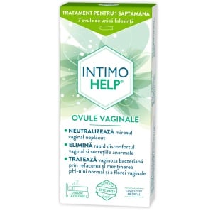 Ovule vaginale Intimohelp, 7 bucati, Intimohelp