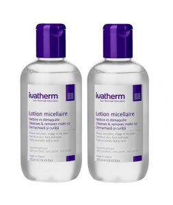 Pachet lotiune micelara pentru fata si ochi, 250+250 ml, Ivatherm