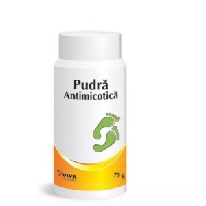 Pudra de talc fructata, 75 g, Vitalia