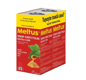Solacium Meltus Sirop Expectolin Copii 100ml Pachet 1+1 Gratis