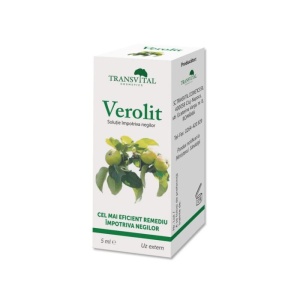 Solutie impotriva negilor Verolit, 5 ml, Transvital