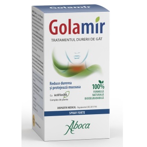 Spray pentru adulti cu alcool Golamir, 30 ml, Aboca
