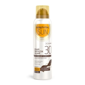 Spuma protectie solara SPF30 Sun, 150ml, Gerovital