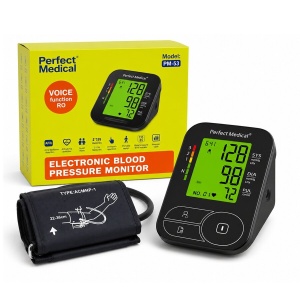 Tensiometru electronic de brat cu fumctie vocala PM-53, Perfect Medical - Img 2