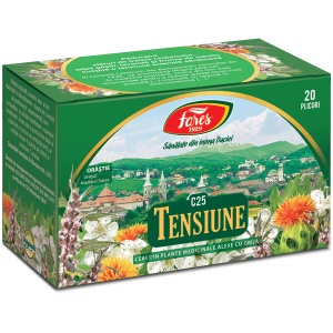 Ceai pentru tensiune, C25, 20 plicuri, Fares