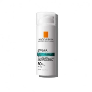 Crema cu protectie solara SPF 50+ pentru fata Anthelios Oil Correct, 50 ml, La Roche-Posay