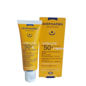 Fluid protector cu efect matifiant cu protectie solara SPF 50+ UVEBLOCK, 40 ml, Isis Pharma