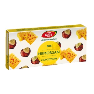 Hemorsan crema solida, 6 monodoze, Fares
