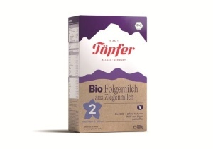 Lapte praf de capra, formula de continuare 2 Bio Lactana, 400 g, Topfer