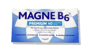 Magne B6 Premium 100mg/10mg Ctx40 Cpr Film