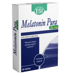 Melatonina Pura, 5 mg, 60 tablete, EsiSpa