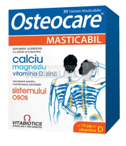 Osteocare masticabil, 30 comprimate, Vitiabiotics