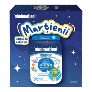 Pachet Minimartieni cu Echinacea Gummy, 60 jeleuri+ breloc, Walmark - Img 2
