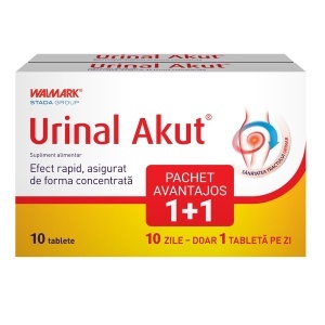 Pachet Urinal Akut, 10+10 tablete, Walmark