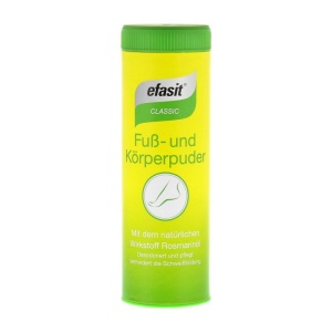 Pudra pentru picioare si corp, 75 g, Efasit Classic