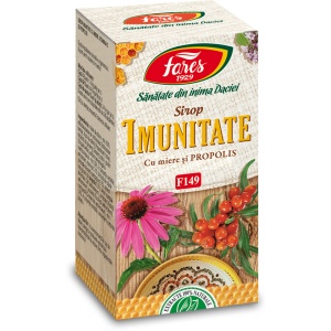 Sirop imunitate cu miere si propolis, F149, 100 ml, Fares
