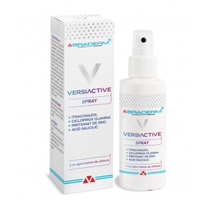 Spray cu emulsie fluida pentru corp si scalp Versiactive , 100 ml, Braderm