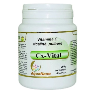 Vitamina C Alcalina pulbere Cx-Vital AquaNano, 250g, Aghoras