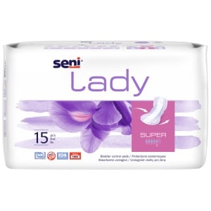 Absorbante zilnice Lady, Super, 15 bucati, Seni