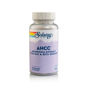 AHCC plus NAC & Beta Glucan Solaray, 30 capsule, Secom