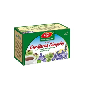Ceai curatarea sangelui, P126, 20 plicuri, Fares