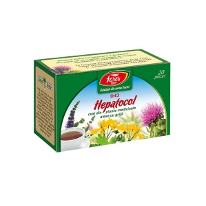 Ceai Hepatocol, D43, 20 plicuri, Fares