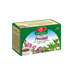 Ceai prostata, G74, 20 plicuri, Fares