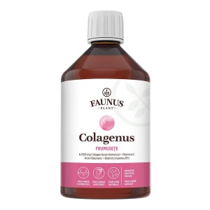 Colagen lichid hidrolizat pentru par, piele si unghii Colagenus Frumusete, 500 ml, Faunus Plant