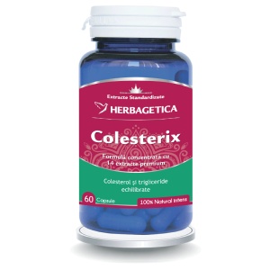 Colesterix, 60 capsule, Herbagetica