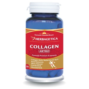 Collagen artro, 30 capsule, Herbagetica