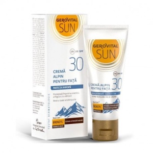 Crema Alpin pentru fata cu SPF30 Sun, 30ml, Gerovital