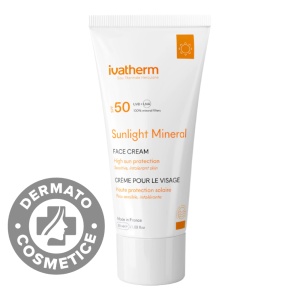 Crema pentru protectie solară foarte ridicata cu SPF 50 Sunlight Mineral, 50 ml, Ivatherm