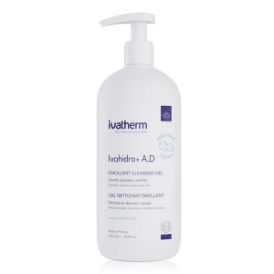Gel de spalare emolient cu efect calmant Ivahidra+ A.D, 500 ml, Ivatherm