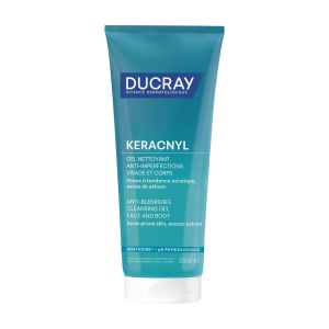 Gel spumant pentru pielea cu tendinta acneica Keracnyl, 200 ml, Ducray