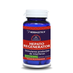 Hepato Regenerator, 60 capsule, Herbagetica