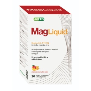 MagLiquid solutie, 815 mg, 20 plicuri, Agetis