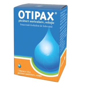 Otipax picături auriculare, soluţie, 16 g, Biocodex