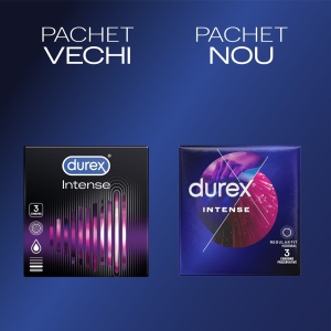 Prezervative Intense, 3 bucati, Durex