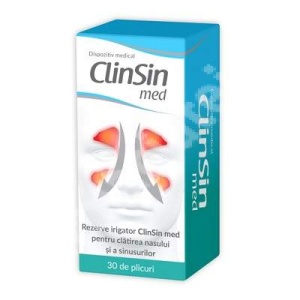 Rezerve irigator ClinSin med, 30 plicuri, Zdrovit