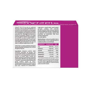 Sideral Folic, 30 mg, 20 plicuri, Labormed - Img 2