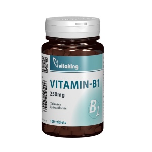 Vitamina B1, 100 mg, 60 capsule, Vitaking
