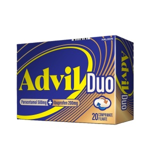Advil Duo, 500 mg/200 mg, comprimate filmate, Haleon