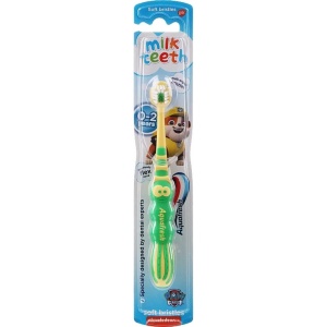 Aquafresh periuta dinti Milk Teeth Paw Patrol Soft, 0-2 ani