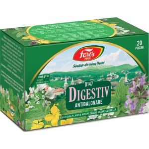 Ceai Digestiv, D147, 20 plicuri, Fares