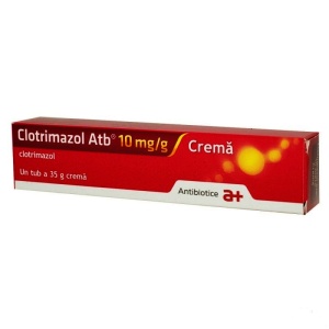 Clotrimazol 10mg/g Crema, 15g, Antibiotice