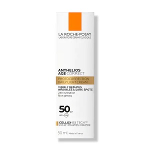 Crema cu protectie solara SPF 50 pentru fata Anthelios Age Correct, 50 ml, La Roche-Posay