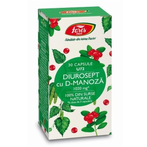 Diurosept cu D-Manoza, 30 capsule, Fares