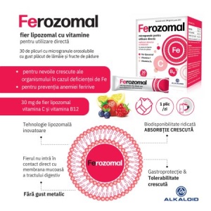 Ferozomal, 30 plicuri, Alkaloid - Img 3